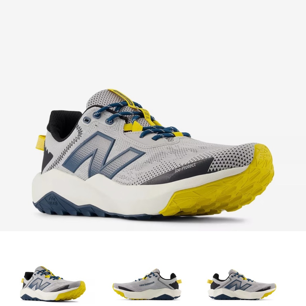 New Balance Sneakers in Gray and Yellow